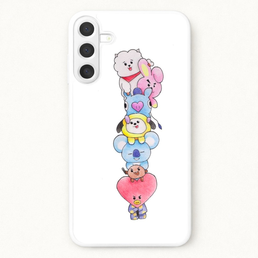 K-Pop Band BT21 Drawing Phone Case