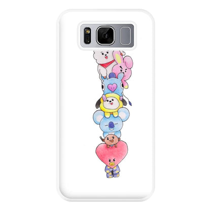 K-Pop Band BT21 Drawing Phone Case for Galaxy S8 Plus