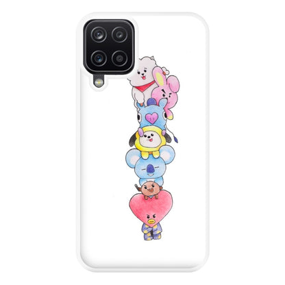 K-Pop Band BT21 Drawing Phone Case for Galaxy A12