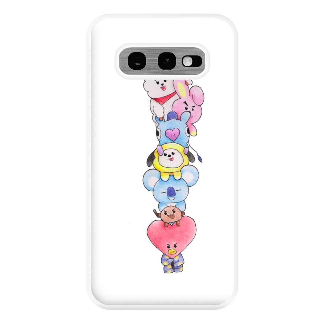 K-Pop Band BT21 Drawing Phone Case for Galaxy S10e