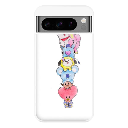 K-Pop Band BT21 Drawing Phone Case for Google Pixel 8 Pro