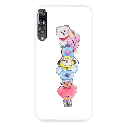 K-Pop Band BT21 Drawing Phone Case for Huawei P20 Pro