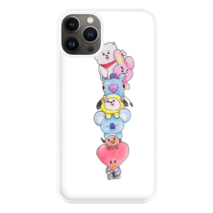 K-Pop Band BT21 Drawing Phone Case for iPhone 13