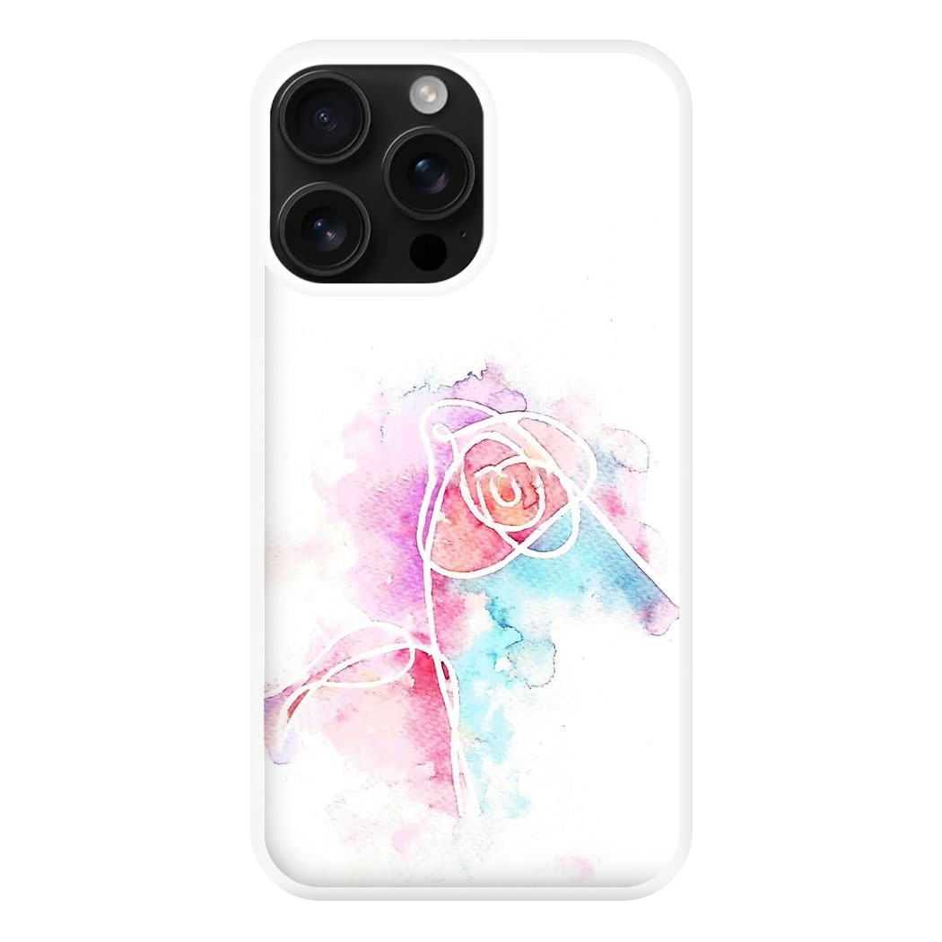 K-Pop Band Love Yourself Watercolour Painting Phone Case