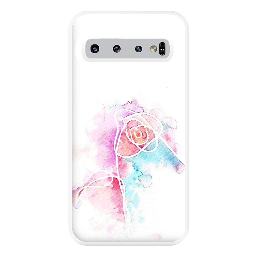 K-Pop Band Love Yourself Watercolour Painting Phone Case for Galaxy S10 Plus