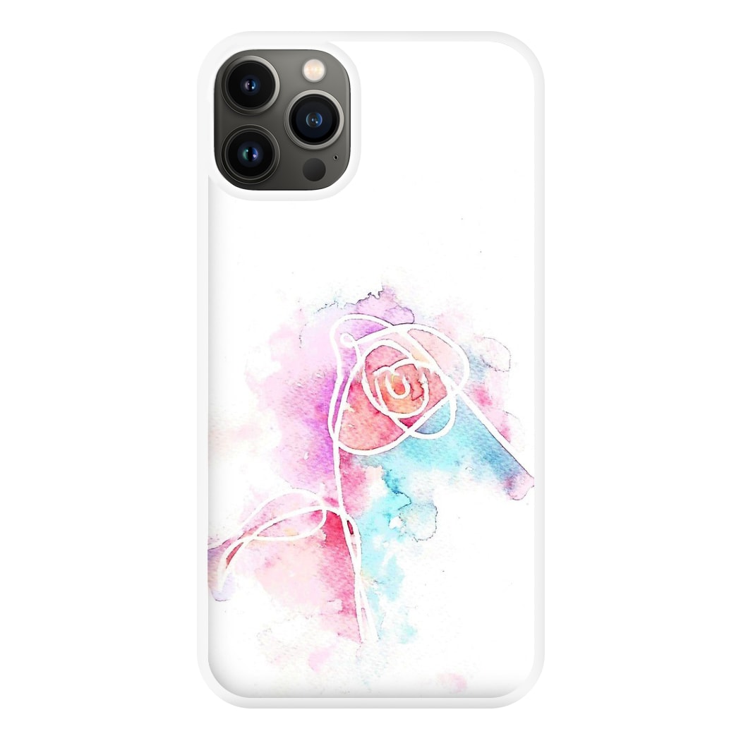 K-Pop Band Love Yourself Watercolour Painting Phone Case for iPhone 13