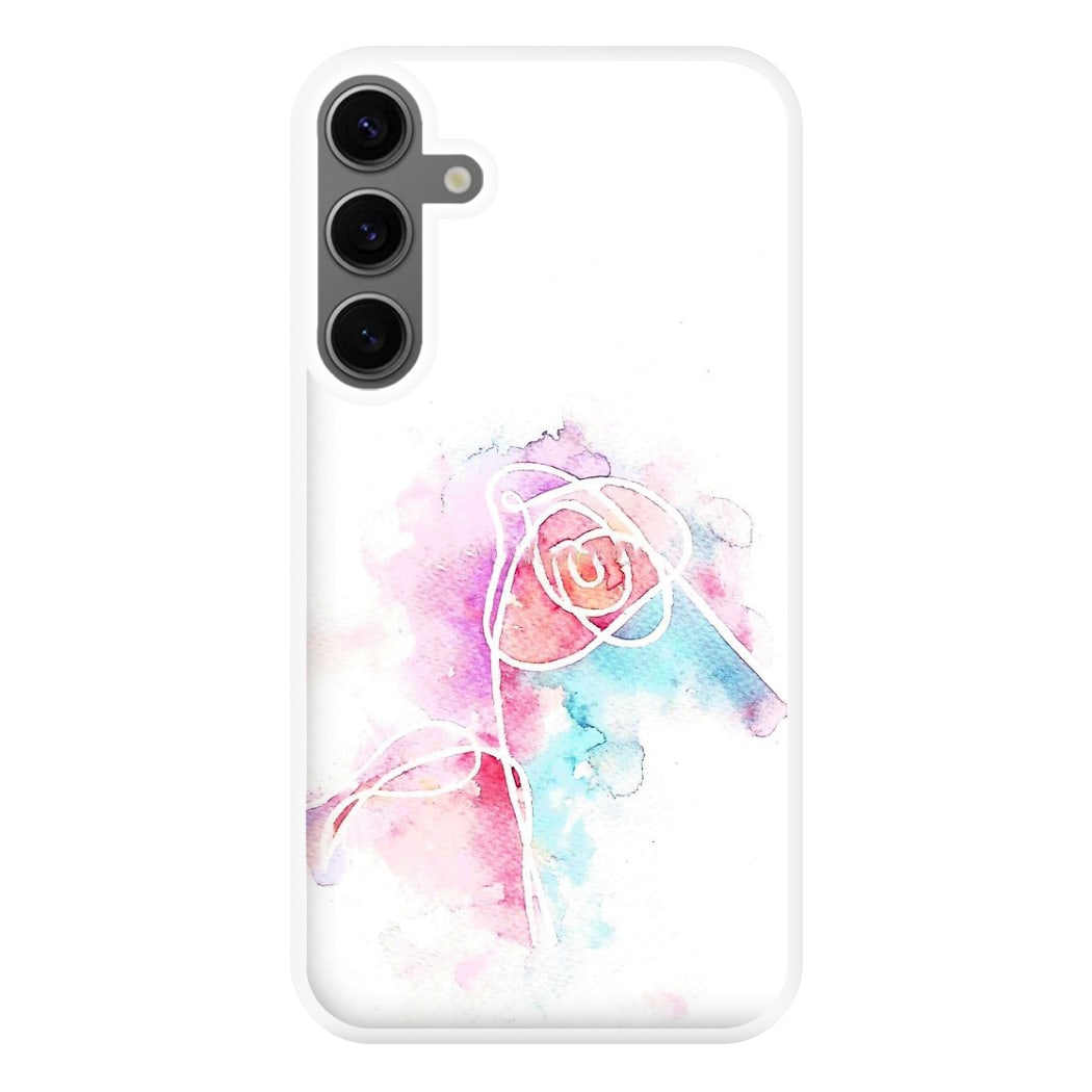 K-Pop Band Love Yourself Watercolour Painting Phone Case for Galaxy S24FE