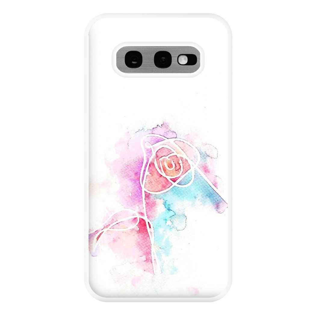 K-Pop Band Love Yourself Watercolour Painting Phone Case for Galaxy S10e