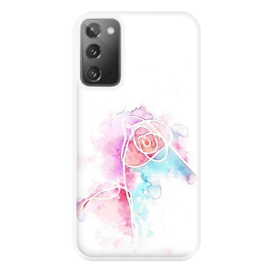 K-Pop Band Love Yourself Watercolour Painting Phone Case for Galaxy Note 20 Ultra