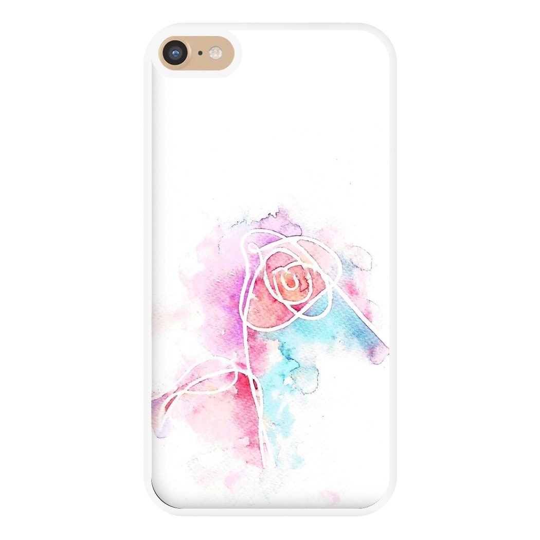 K-Pop Band Love Yourself Watercolour Painting Phone Case for iPhone 6 Plus / 7 Plus / 8 Plus