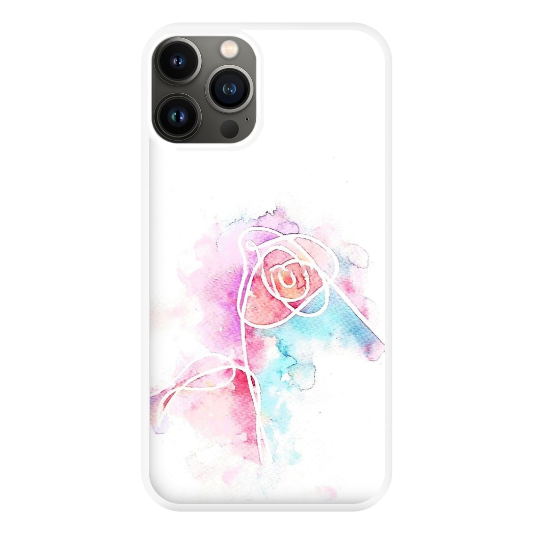 K-Pop Band Love Yourself Watercolour Painting Phone Case for iPhone 11 Pro Max