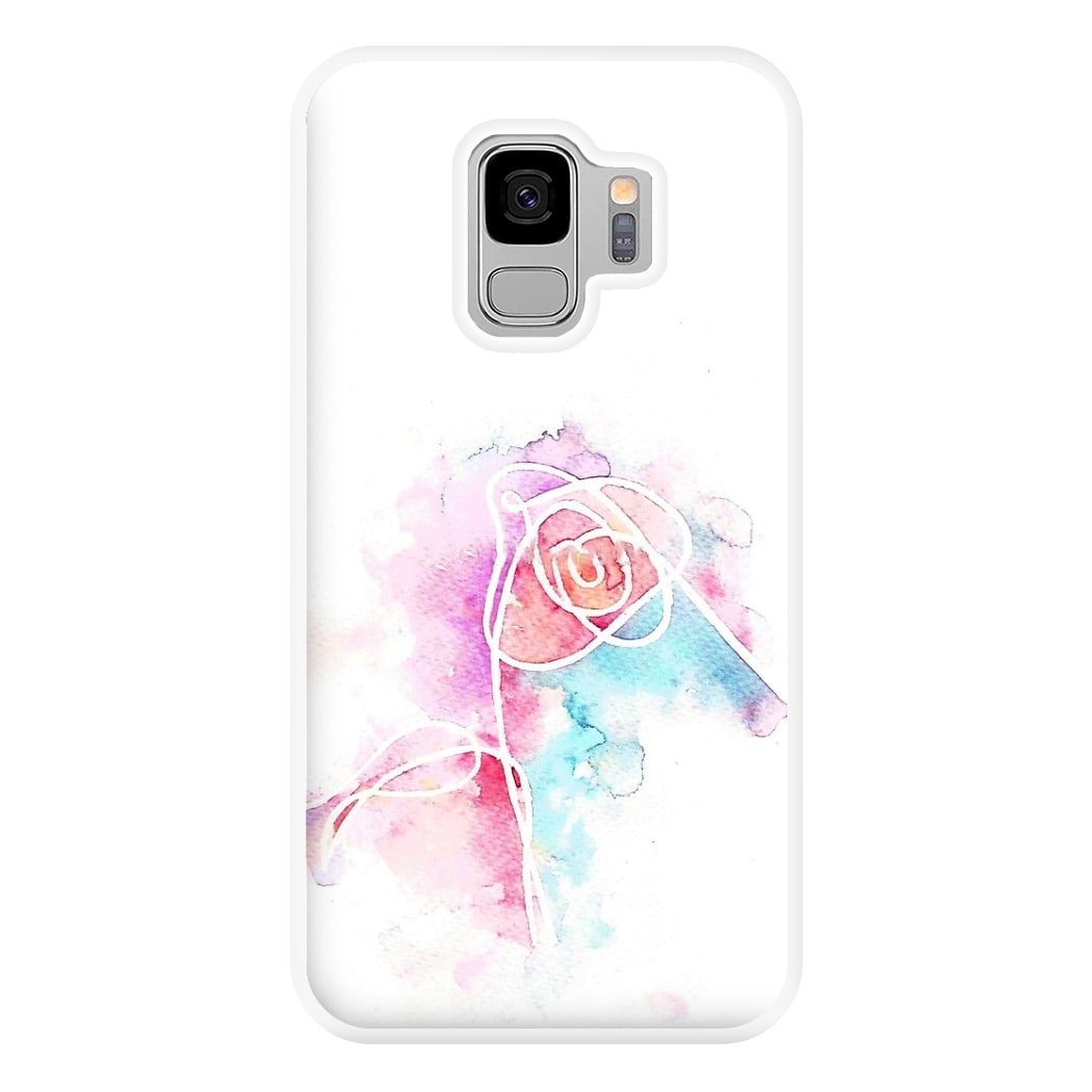 K-Pop Band Love Yourself Watercolour Painting Phone Case for Galaxy S9 Plus