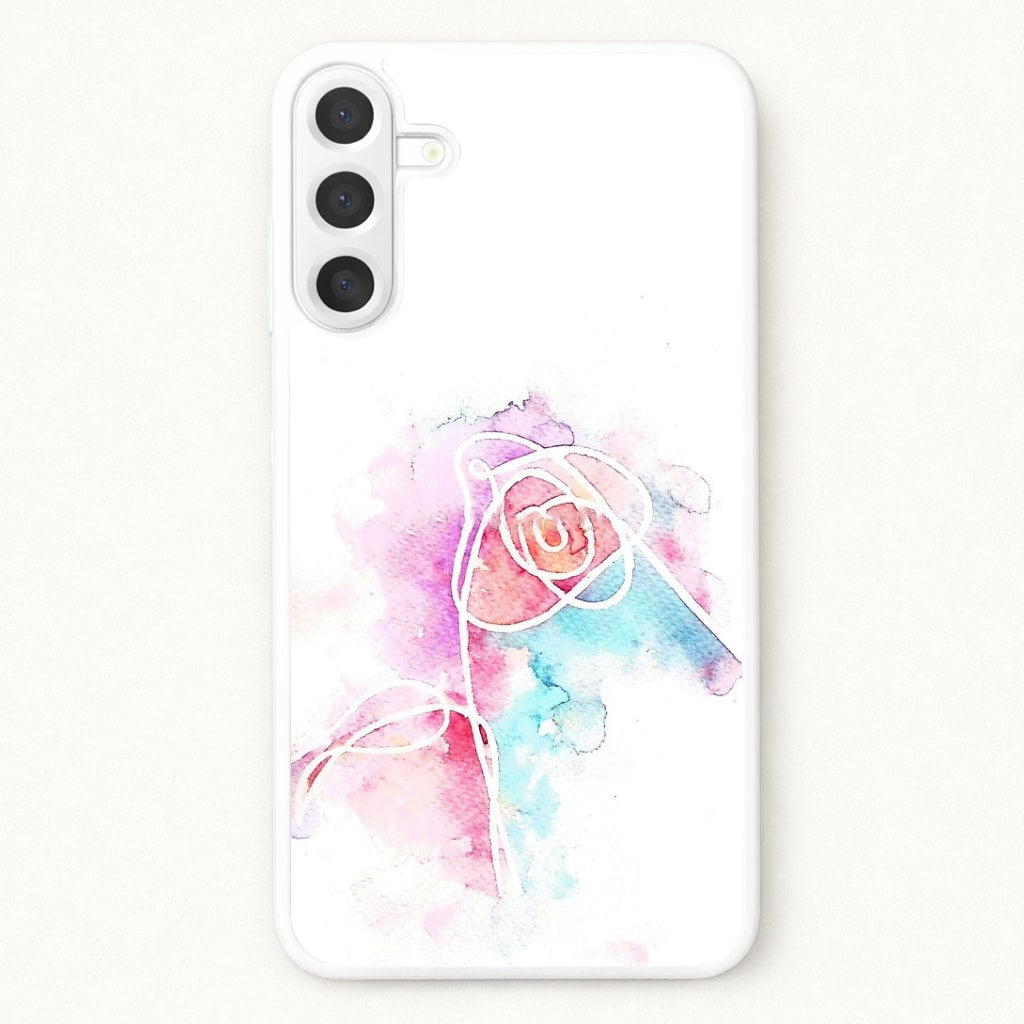 K-Pop Band Love Yourself Watercolour Painting Phone Case