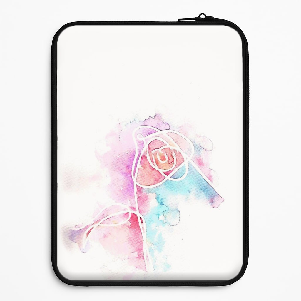 K-Pop Band Love Yourself Watercolour Painting Laptop Sleeve