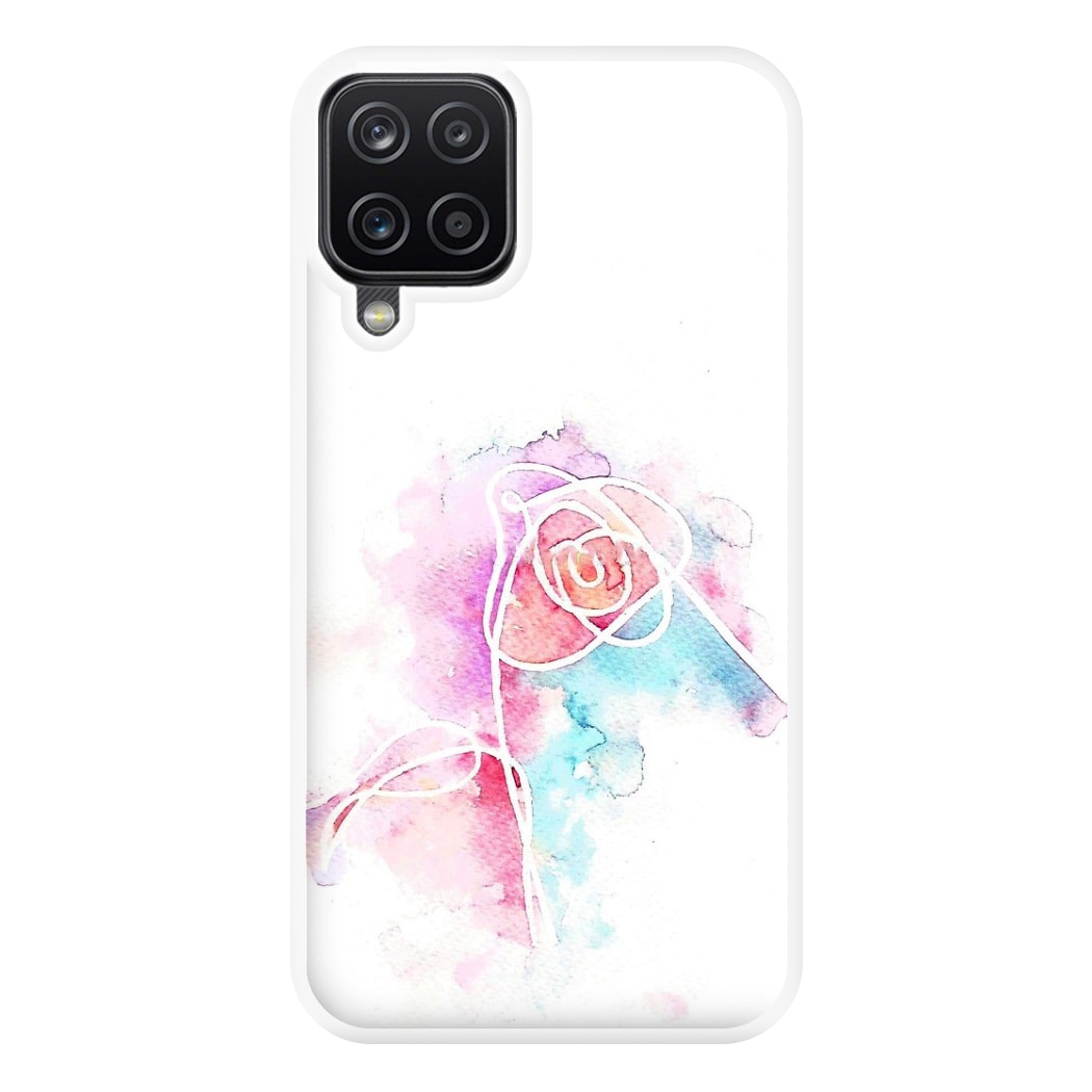 K-Pop Band Love Yourself Watercolour Painting Phone Case for Galaxy A12