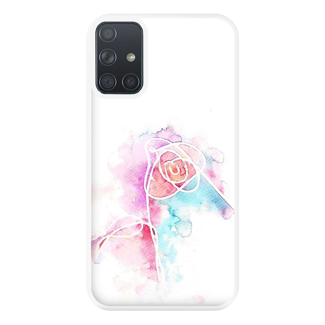 K-Pop Band Love Yourself Watercolour Painting Phone Case for Galaxy A71