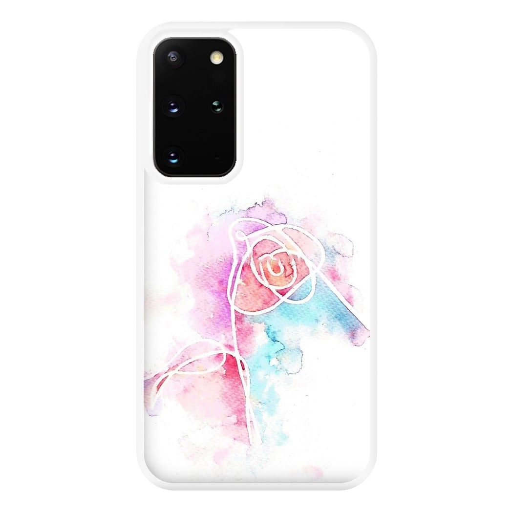 K-Pop Band Love Yourself Watercolour Painting Phone Case for Galaxy S20 Plus