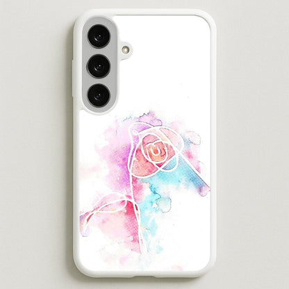 K-Pop Band Love Yourself Watercolour Painting Phone Case for Galaxy S25FE
