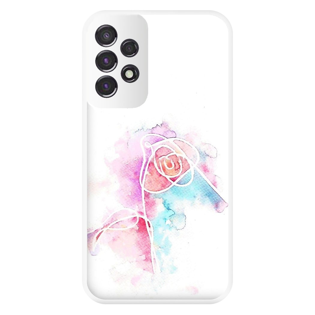 K-Pop Band Love Yourself Watercolour Painting Phone Case for Galaxy A53