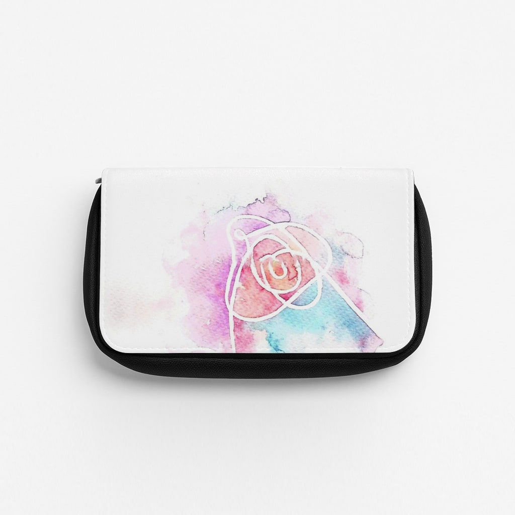 K-Pop Band Love Yourself Watercolour Painting Pencil Case