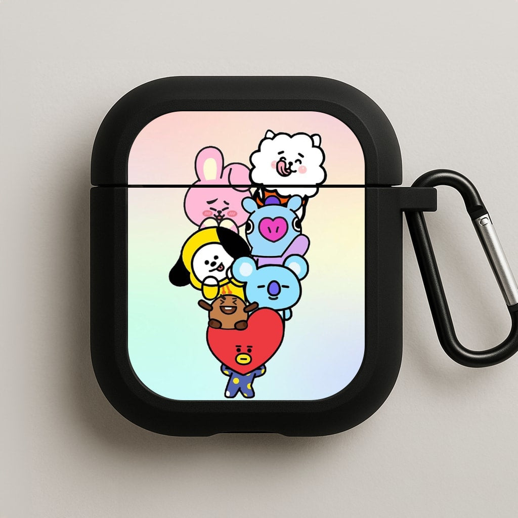 Pastel BT21 - K Pop AirPods Case