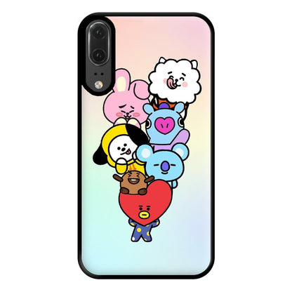 Pastel BT21 - K Pop Phone Case for Huawei P20