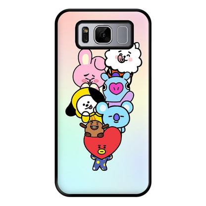 Pastel BT21 - K Pop Phone Case for Galaxy S8 Plus