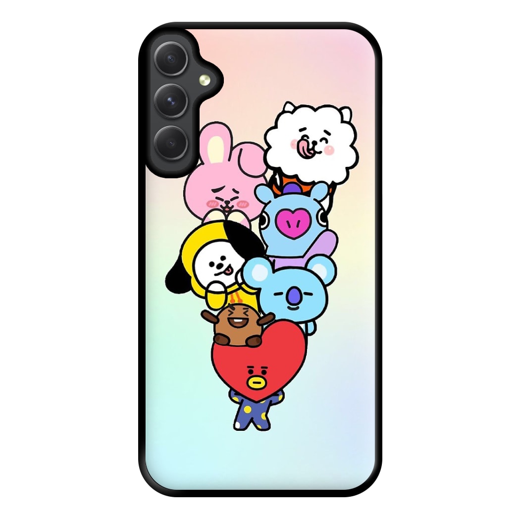 Pastel BT21 - K Pop Phone Case for Galaxy A14