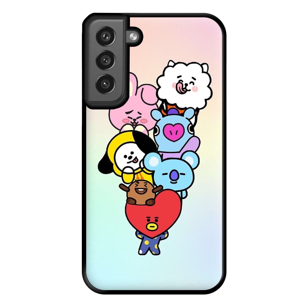 Pastel BT21 - K Pop Phone Case for Galaxy S21FE