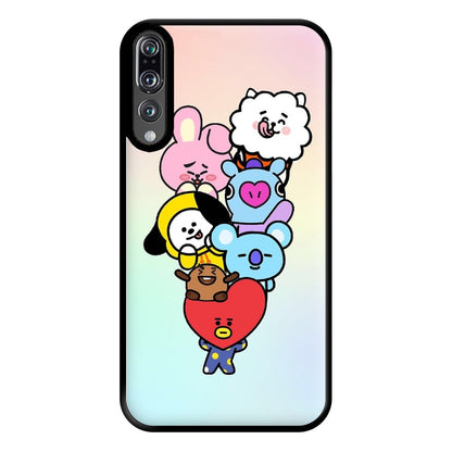 Pastel BT21 - K Pop Phone Case for Huawei P20 Pro