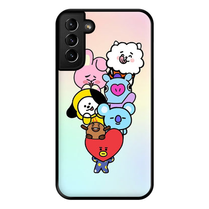 Pastel BT21 - K Pop Phone Case for Galaxy S21 Plus