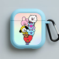 Pastel BT21 - K Pop Blue AirPods Case