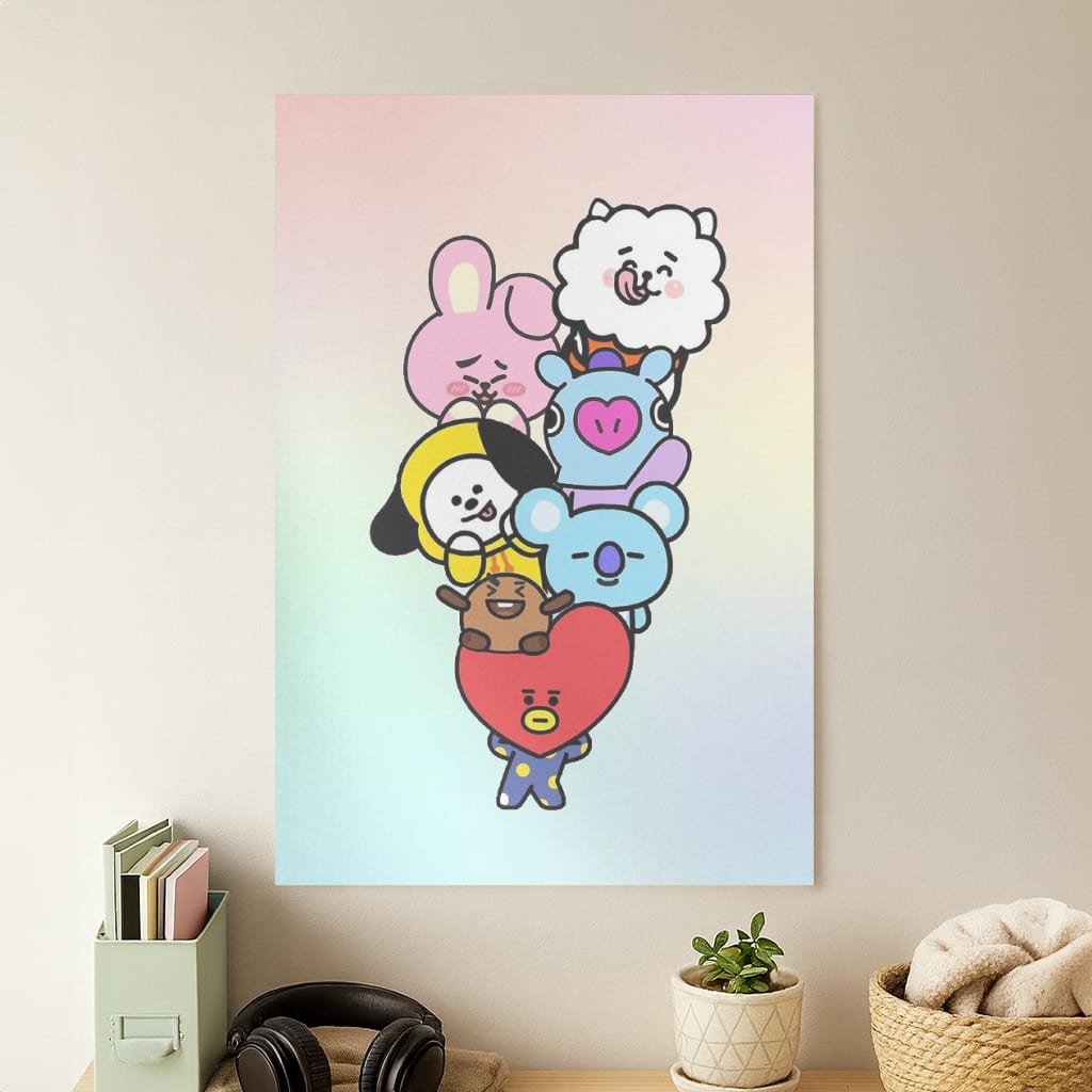 Pastel BT21 - K Pop Poster