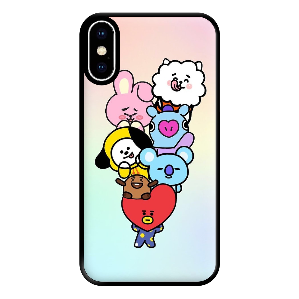 Pastel BT21 - K Pop Phone Case for iPhone XS Max