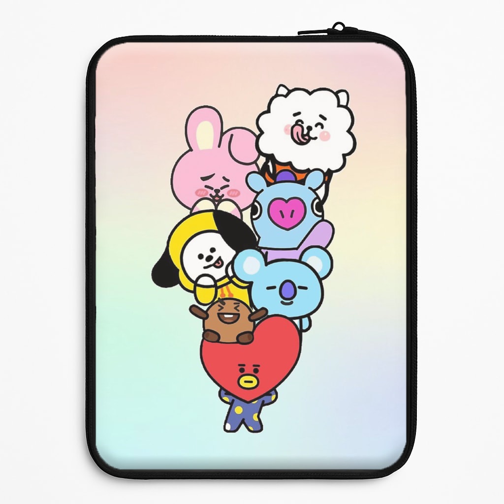 Pastel BT21 - K Pop Laptop Sleeve