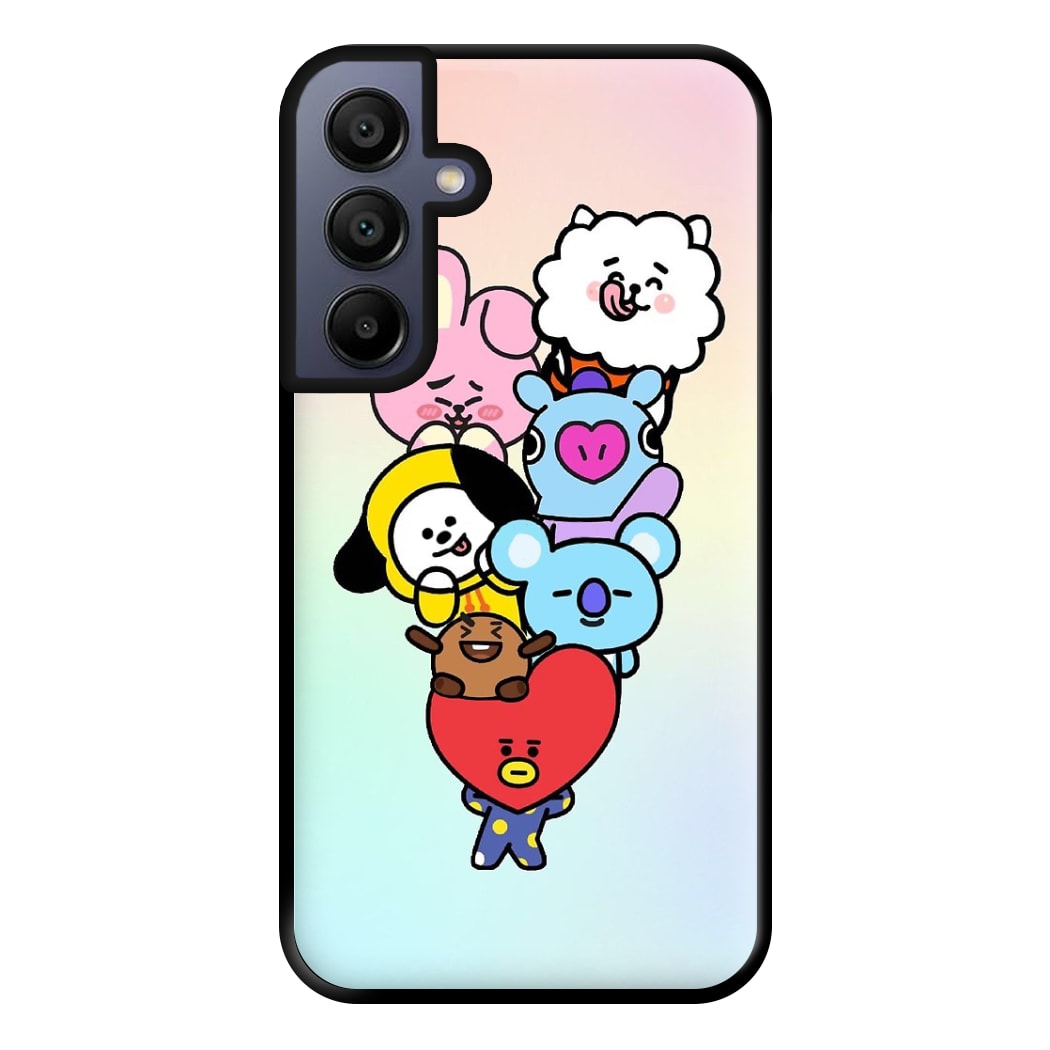 Pastel BT21 - K Pop Phone Case for Galaxy A15