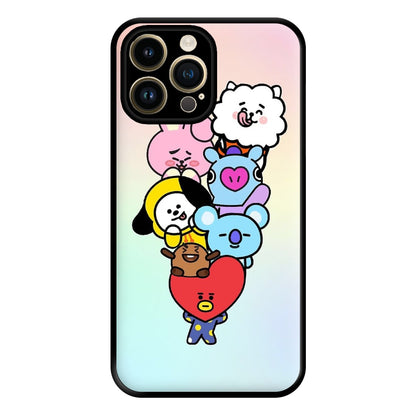 Pastel BT21 - K Pop Phone Case for iPhone 14 Pro Max