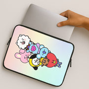 Pastel BT21 - K Pop Laptop Sleeve 2