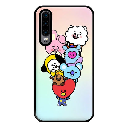 Pastel BT21 - K Pop Phone Case for Huawei P30