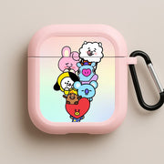 Pastel BT21 - K Pop AirPods Case 4