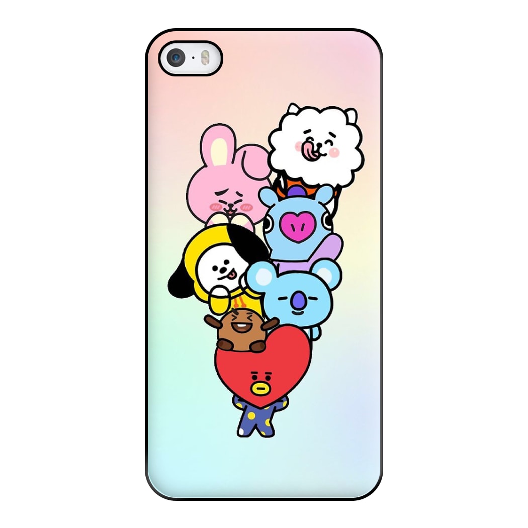 Pastel BT21 - K Pop Phone Case for iPhone 5 / 5s / SE 2016