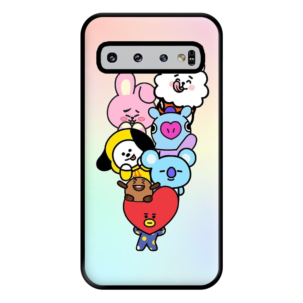 Pastel BT21 - K Pop Phone Case for Galaxy S10 Plus