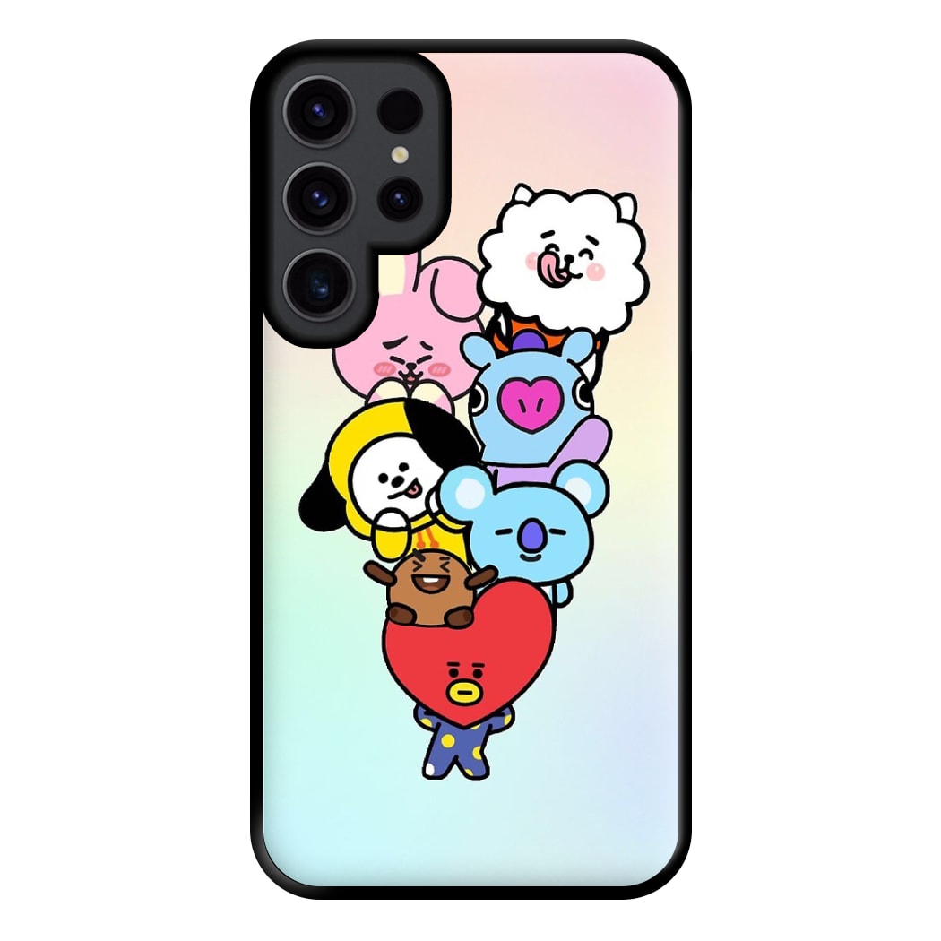 Pastel BT21 - K Pop Phone Case for Galaxy S23 Ultra