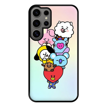 Pastel BT21 - K Pop Phone Case for Galaxy S24 Ultra