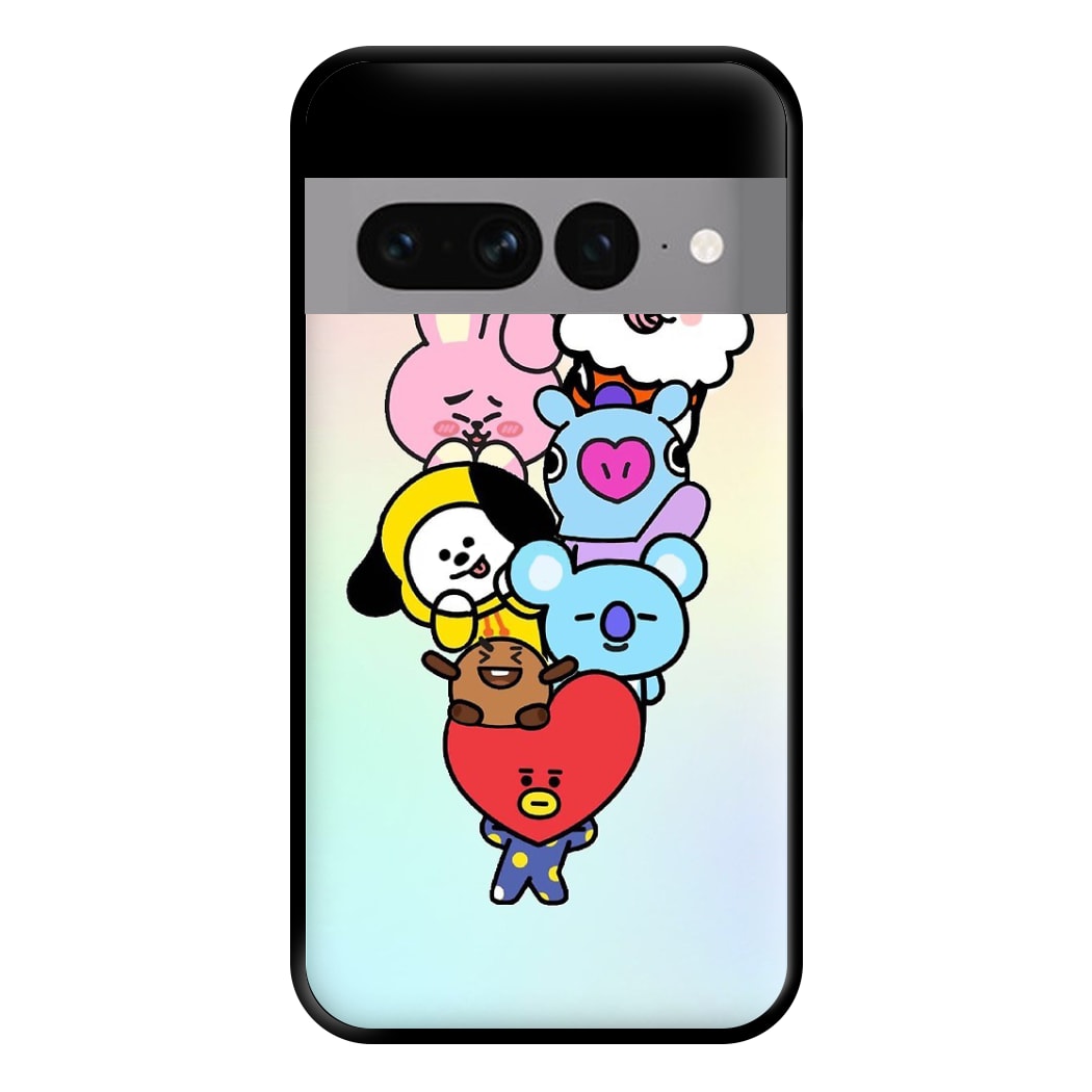 Pastel BT21 - K Pop Phone Case for Google Pixel 7 Pro