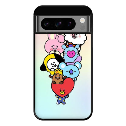 Pastel BT21 - K Pop Phone Case for Google Pixel 8 Pro