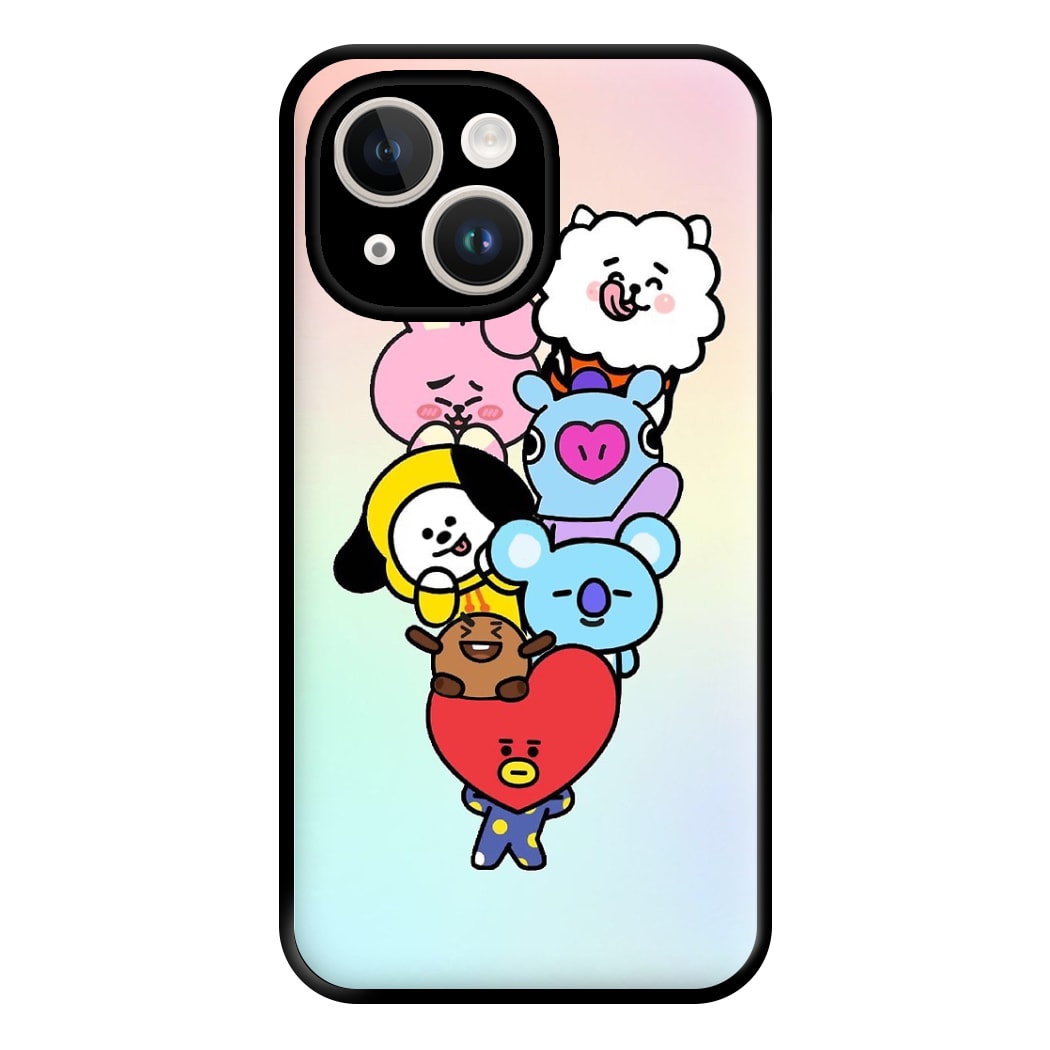 Pastel BT21 - K Pop Phone Case for iPhone 14 Plus