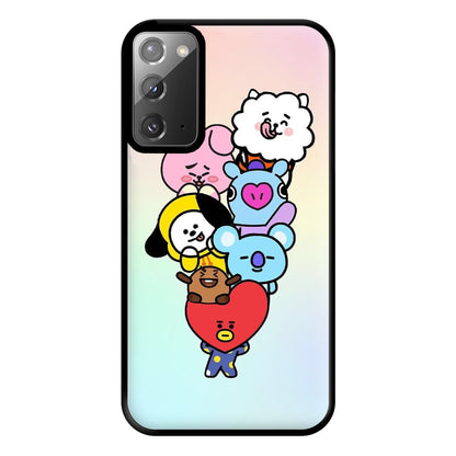 Pastel BT21 - K Pop Phone Case for Galaxy Note 20 Ultra