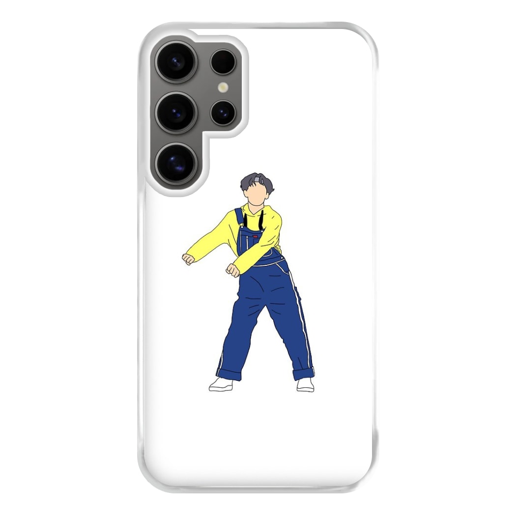 V Taehyung Meme Dance - K Pop Phone Case for Galaxy S24 Ultra