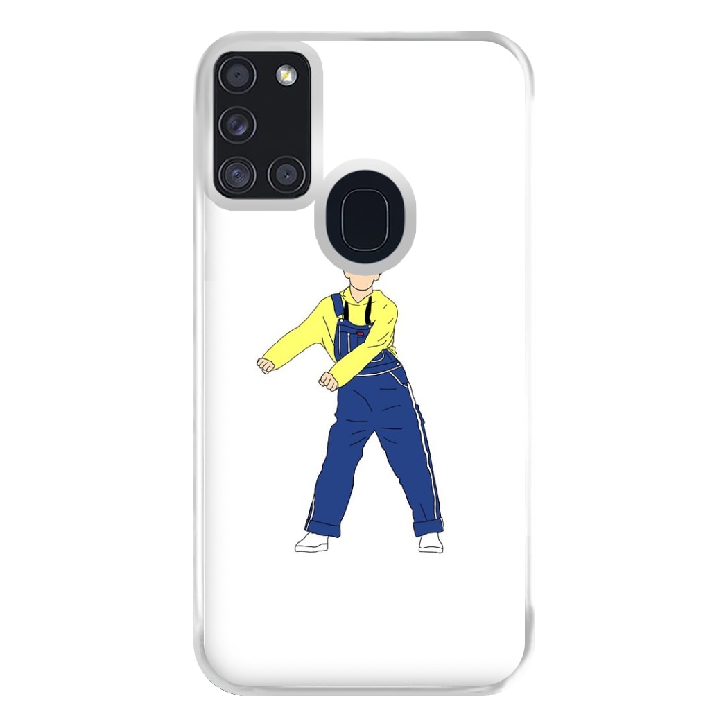 V Taehyung Meme Dance - K Pop Phone Case for Galaxy A21s